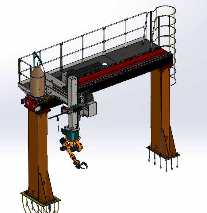 筒体环缝机器人自动焊接工作站sw12可编辑