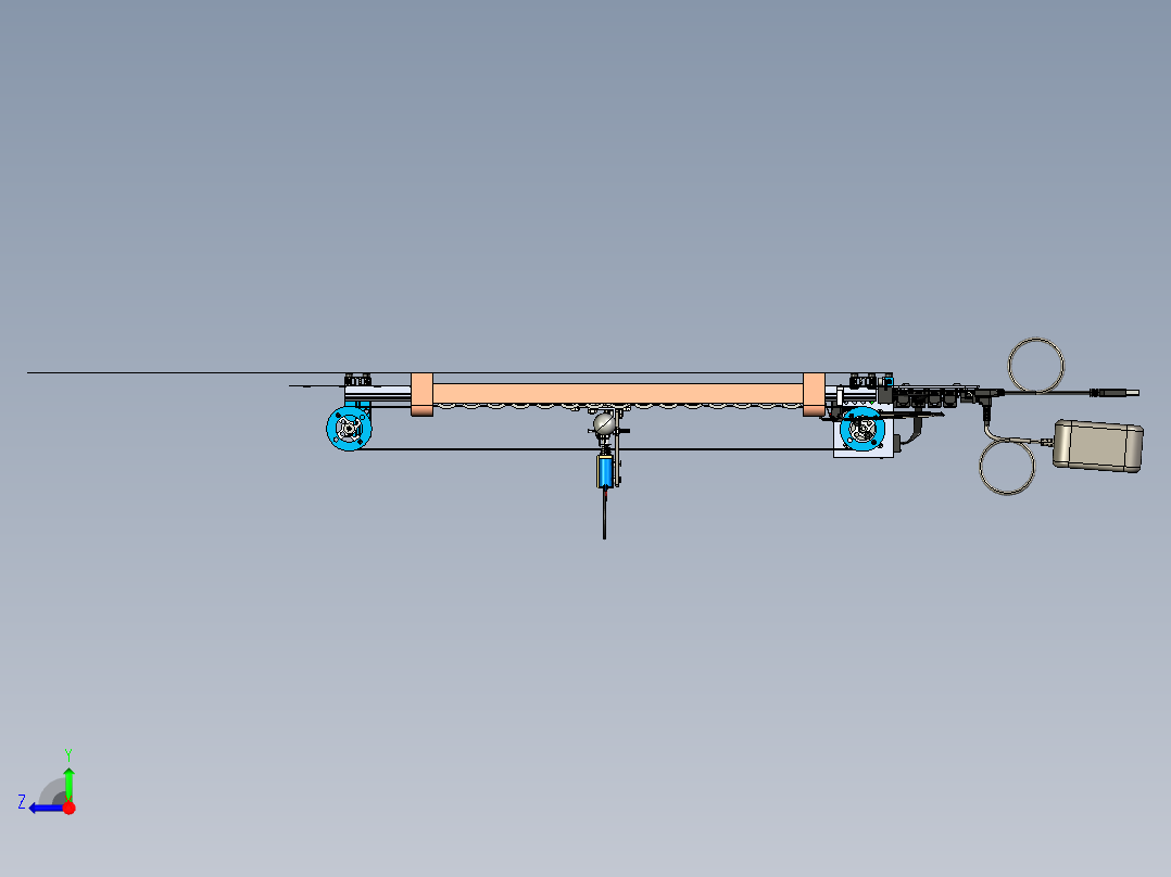 935音乐机器人PROE设计右视图