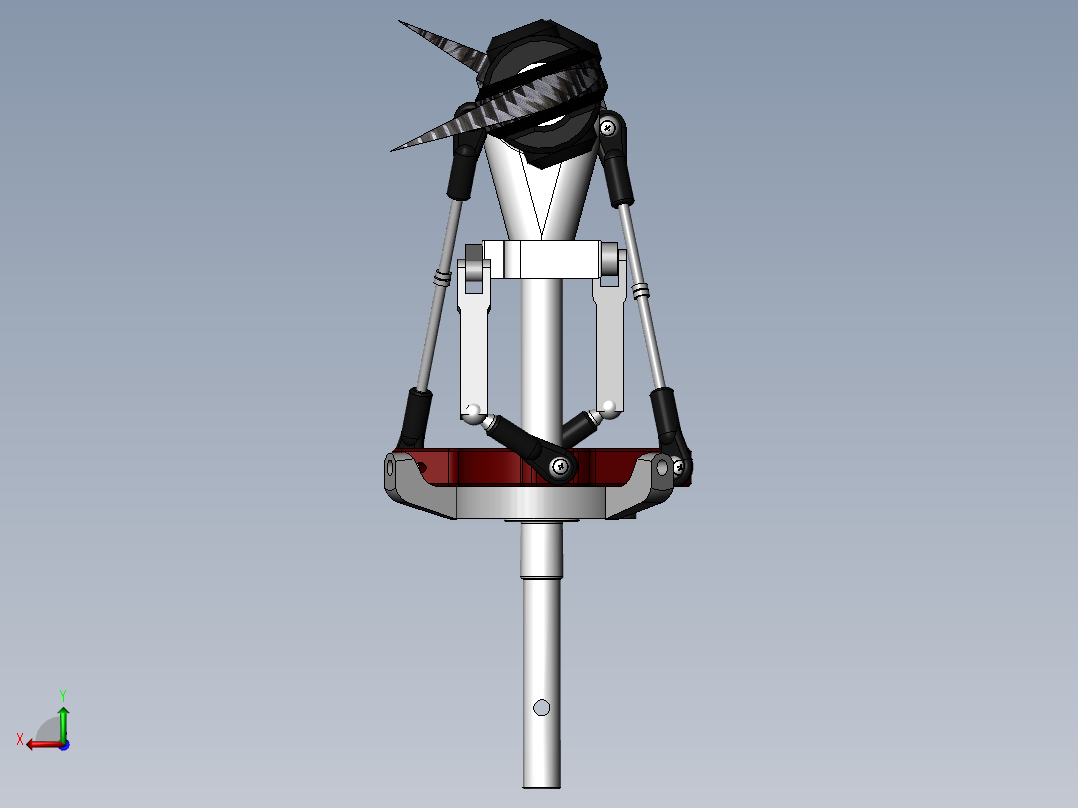 Trex 500 RC遥控直升机旋翼后视图
