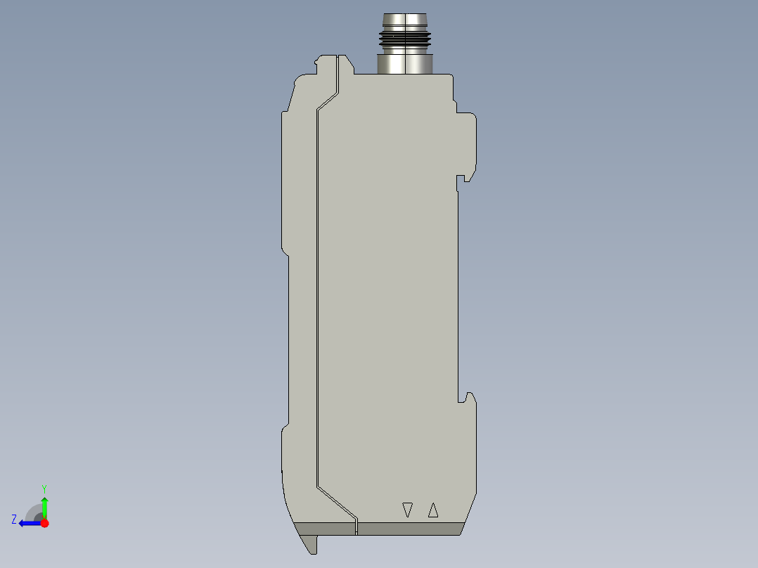 基恩士FS-V31C(P)_kc图纸模型右视图