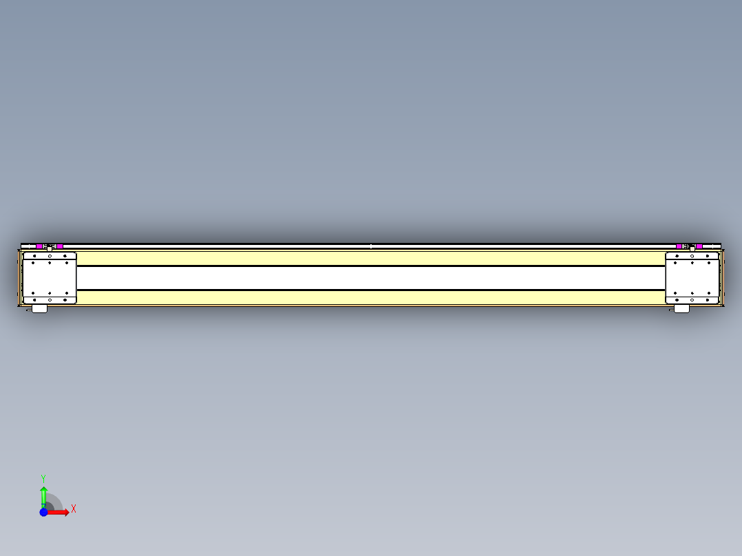 威洛博LC系列3d模型模组2LC17E1Y-S1700前视图