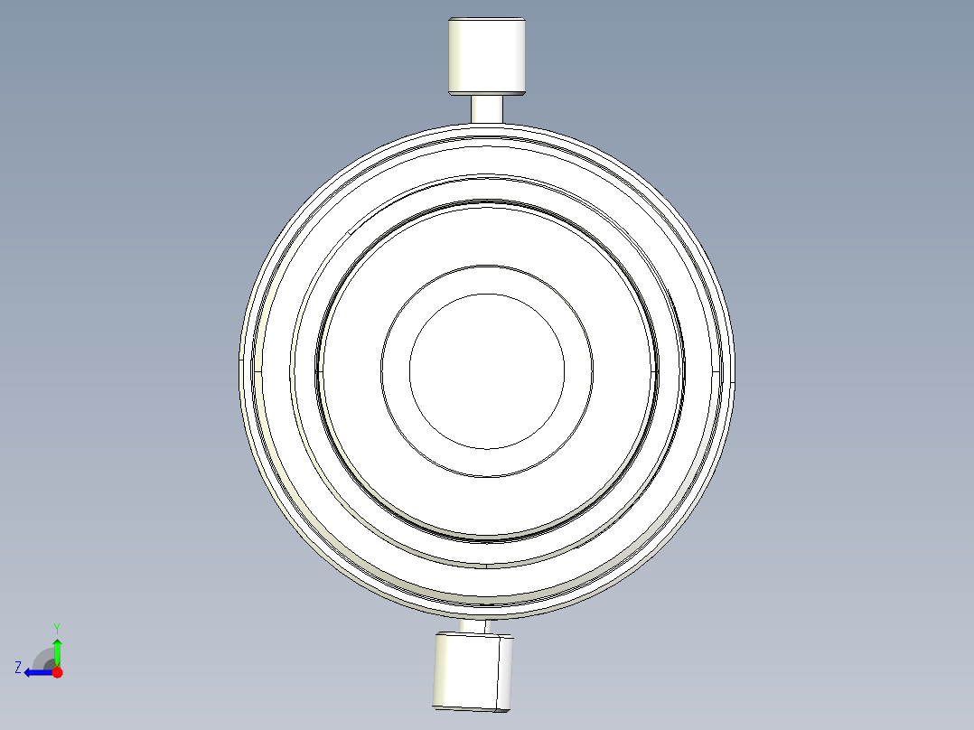 大恒相机镜头Daheng_HN-P-10M_3D_Modeling多系列图纸右视图