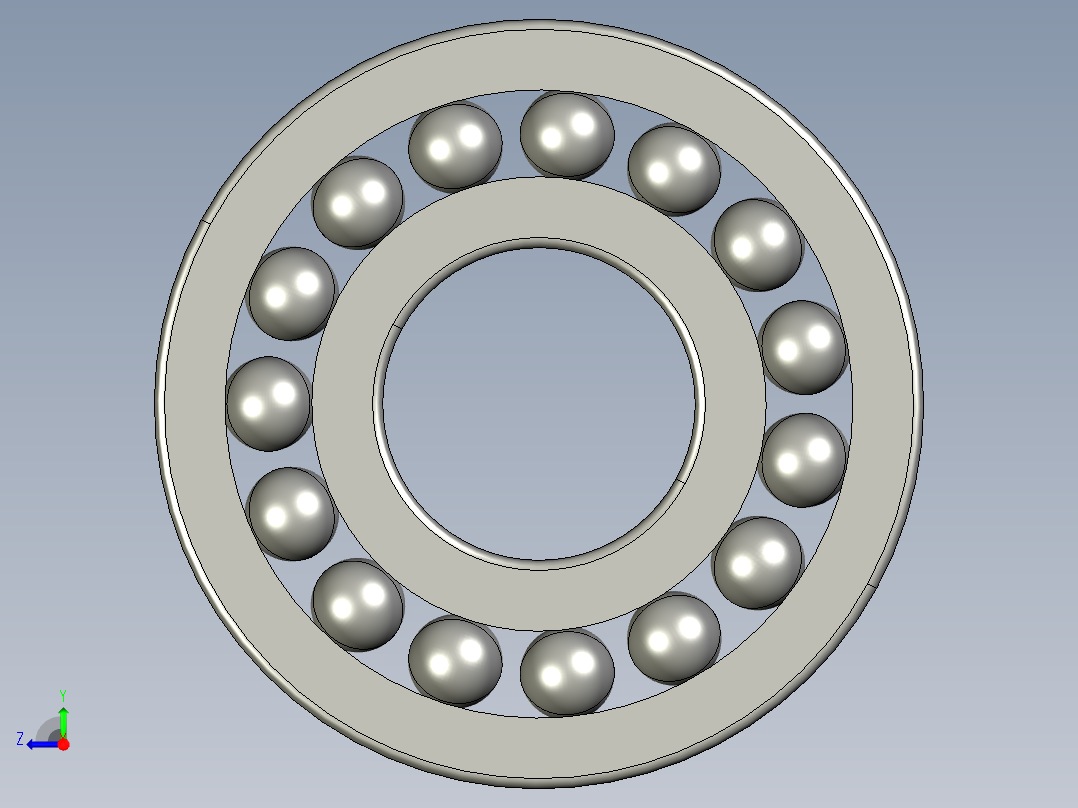 深沟球轴承6413右视图