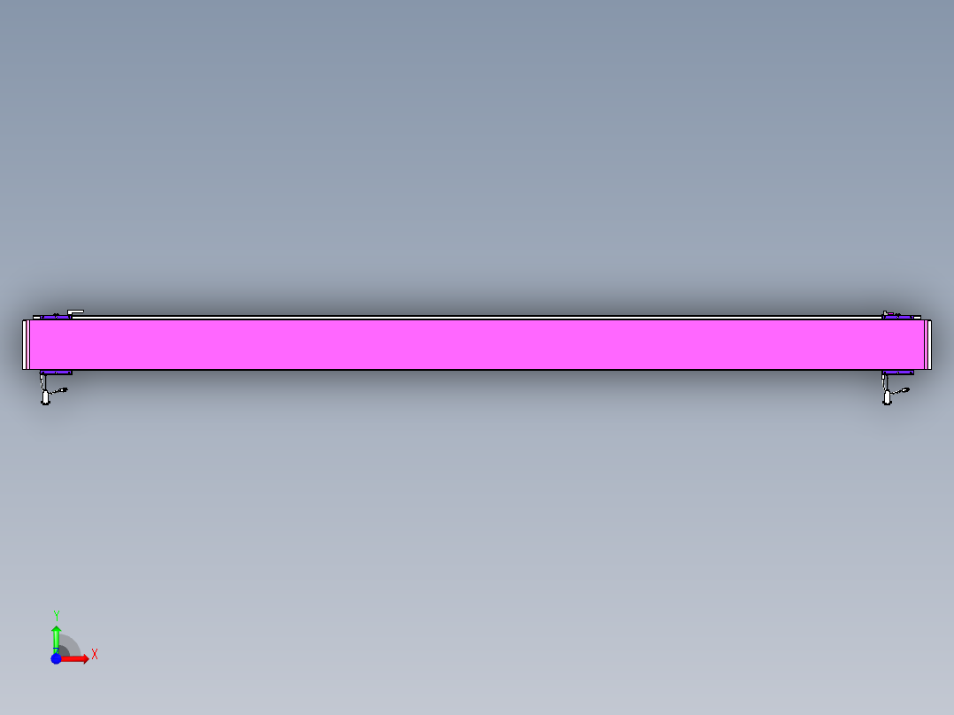 威洛博VL系列直线电机模组-2VL17E1-S2750前视图