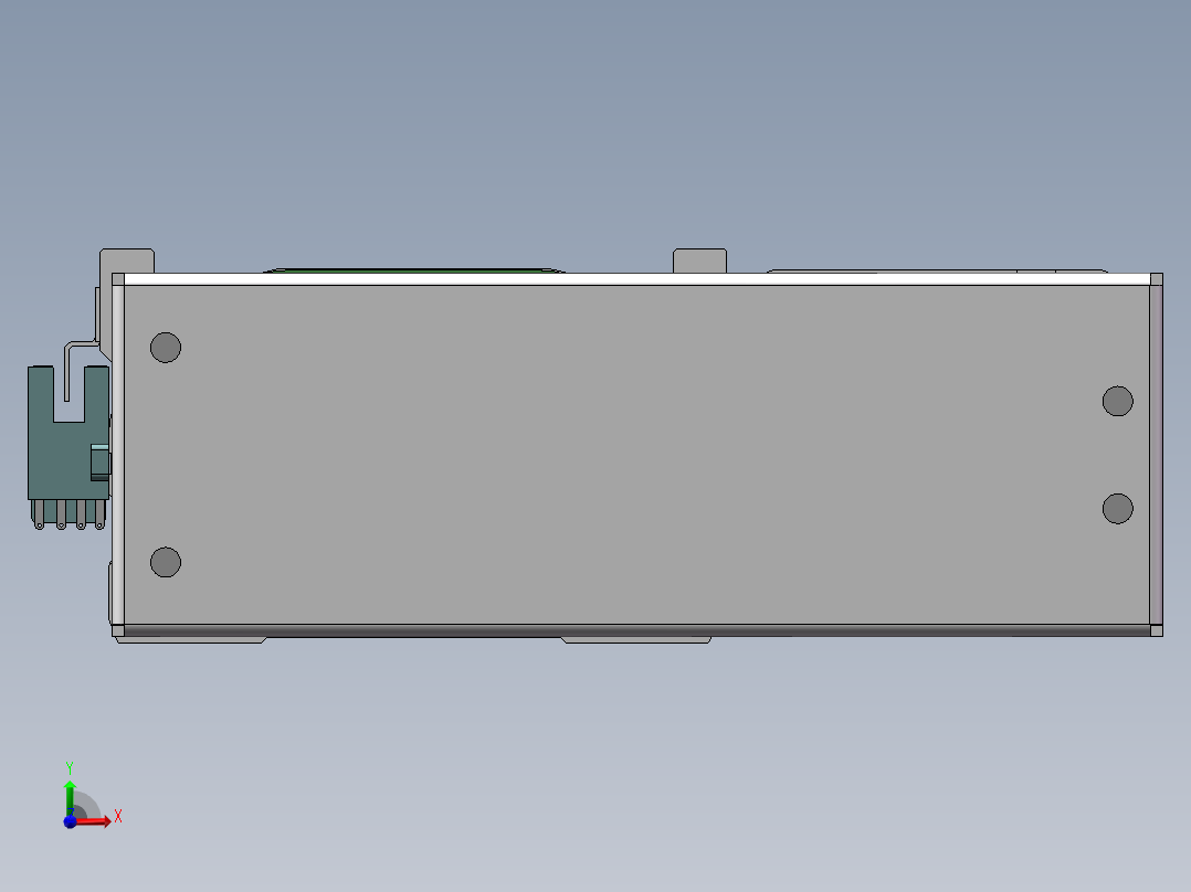 MTH丝杆半封闭模组MTH10-BL-200W前视图