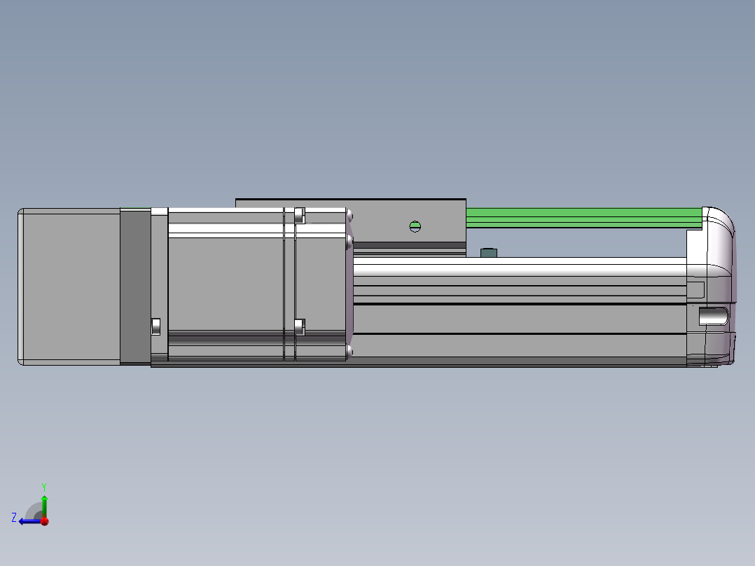 MTH丝杆半封闭模组MTH10-BL-200W右视图