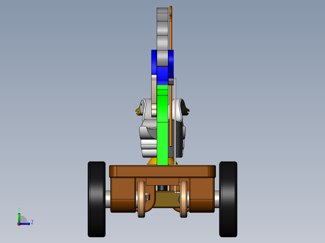 赶鹅的小姑娘左视图