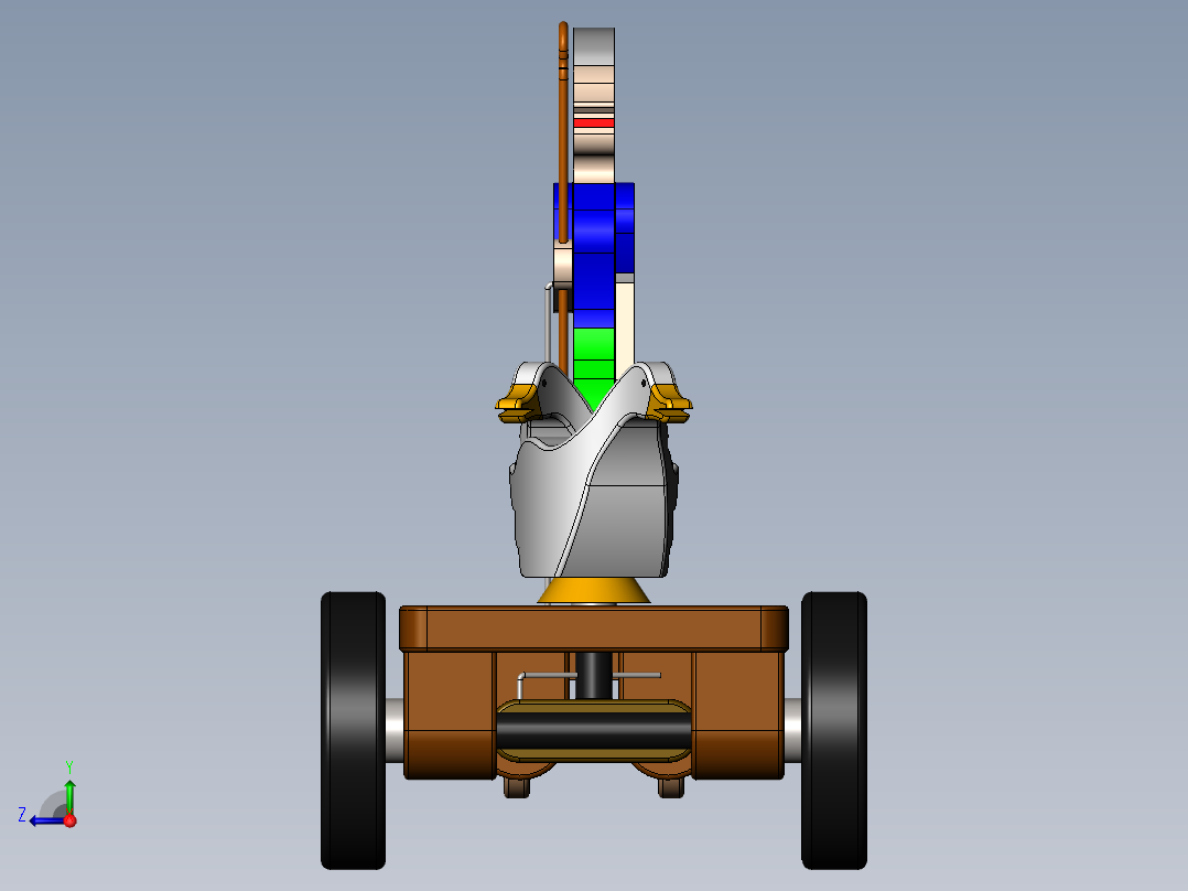 赶鹅的小姑娘右视图