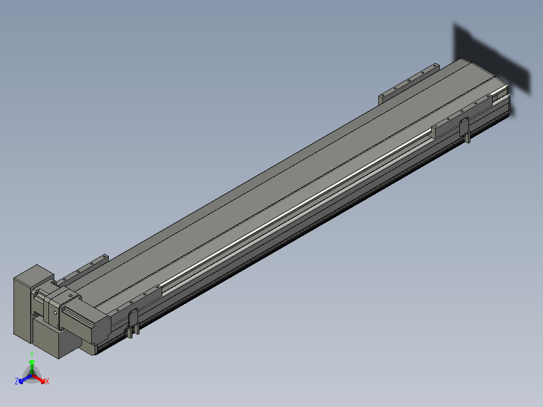 直线模组LHB21-L40-S1300-LU设计图纸
