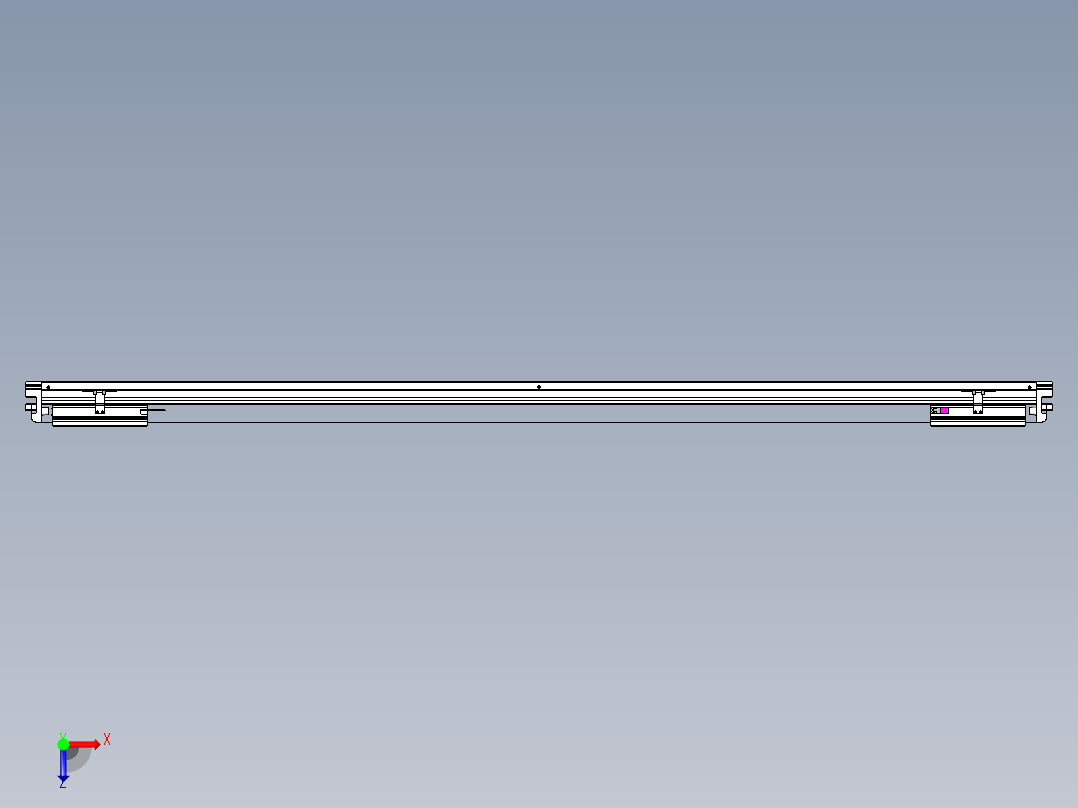 威洛博VL系列直线电机模组-2VL22H3-S1700俯视图