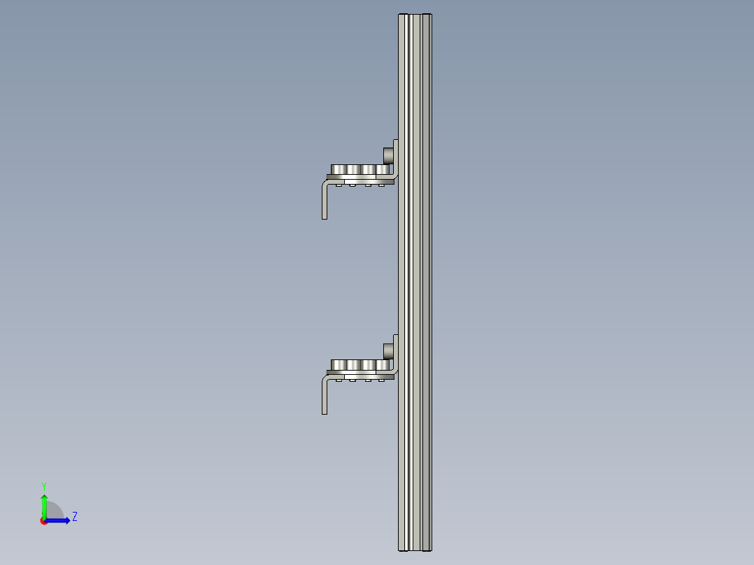 基恩士SL-M20H_kc图纸模型左视图