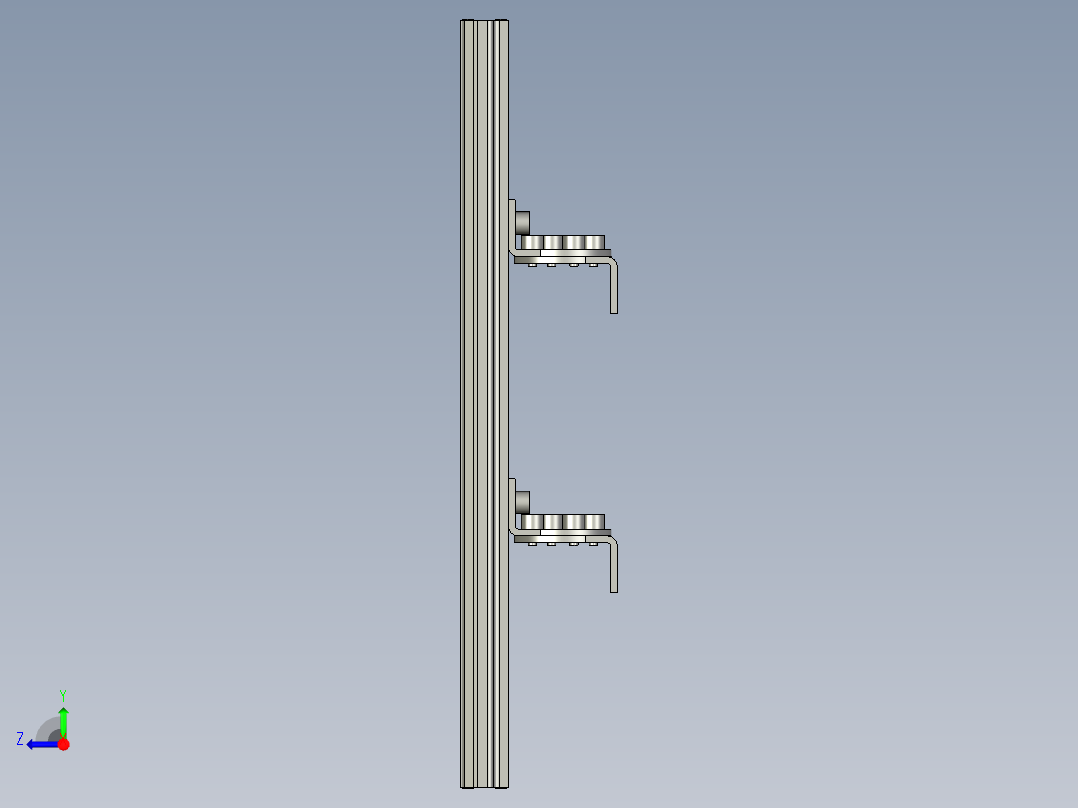 基恩士SL-M20H_kc图纸模型右视图