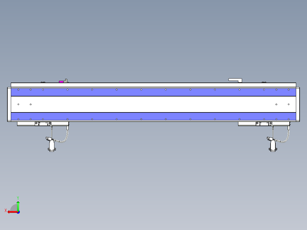 威洛博VL系列直线电机模组-2VL14S3-S650后视图