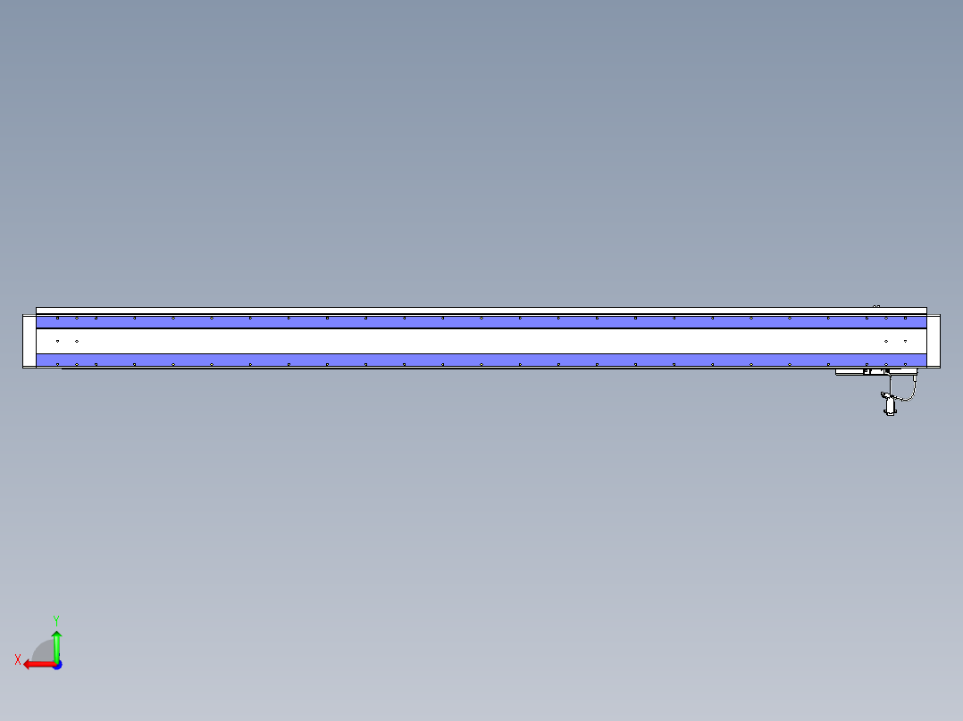 威洛博VL系列直线电机模组-VL14S3-S2050后视图