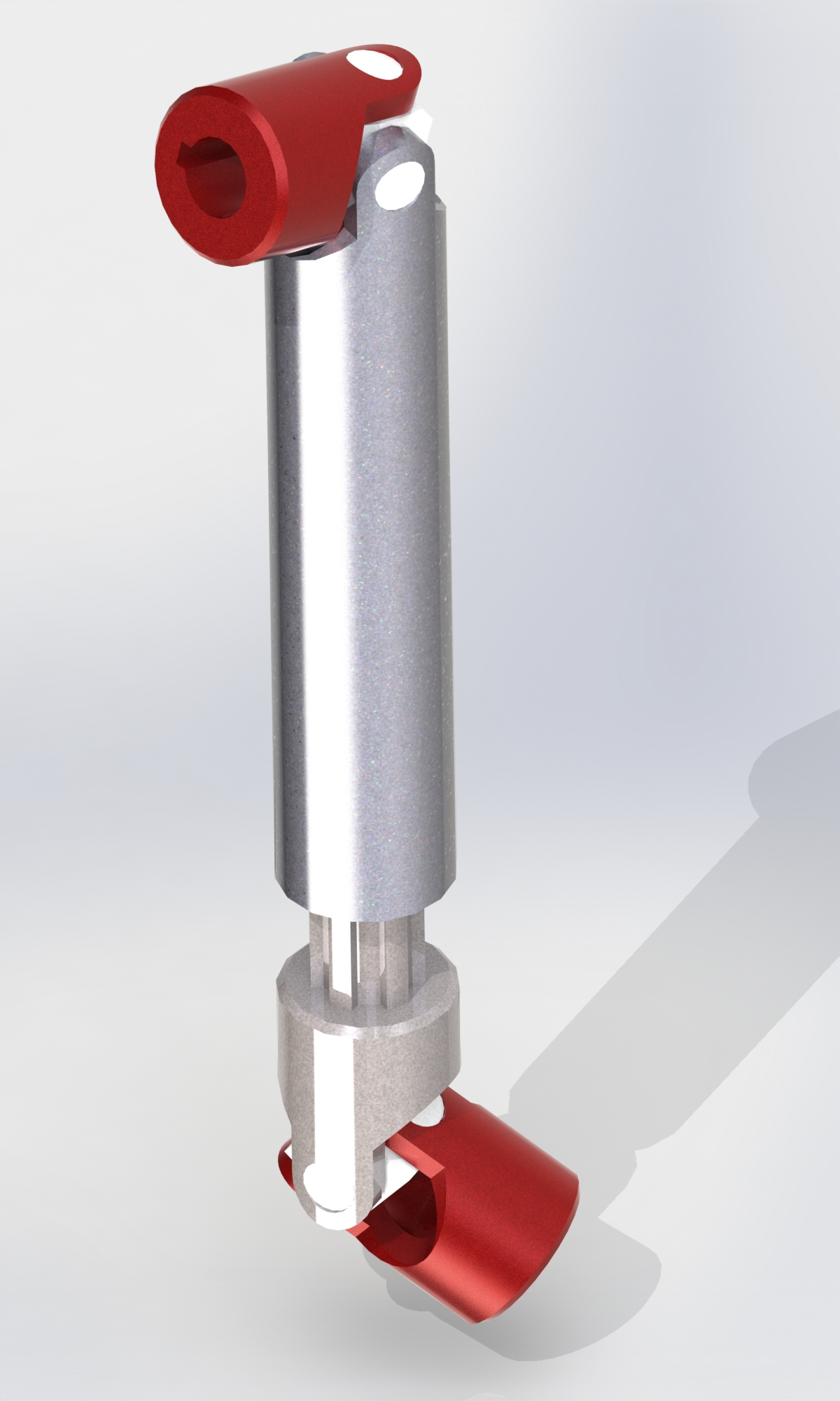 带摩擦轴承的双伸缩万向节