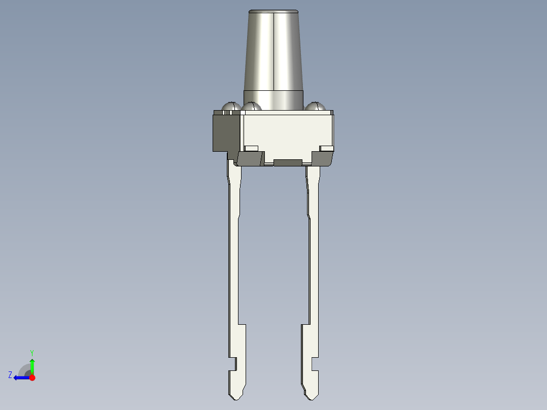 15N型2R轻触开关右视图