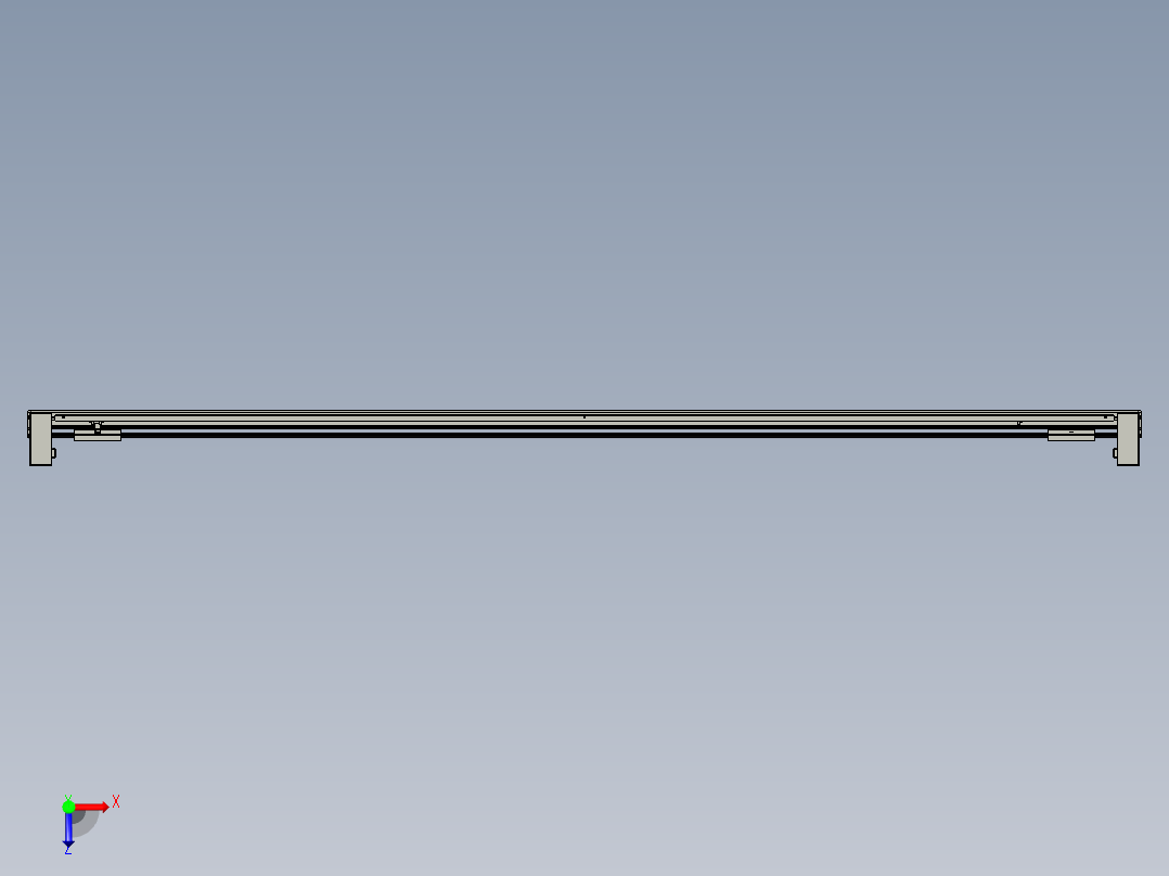 威洛博双电机滑台-VBF14S2-L50-S2700-BU-P40-C6俯视图