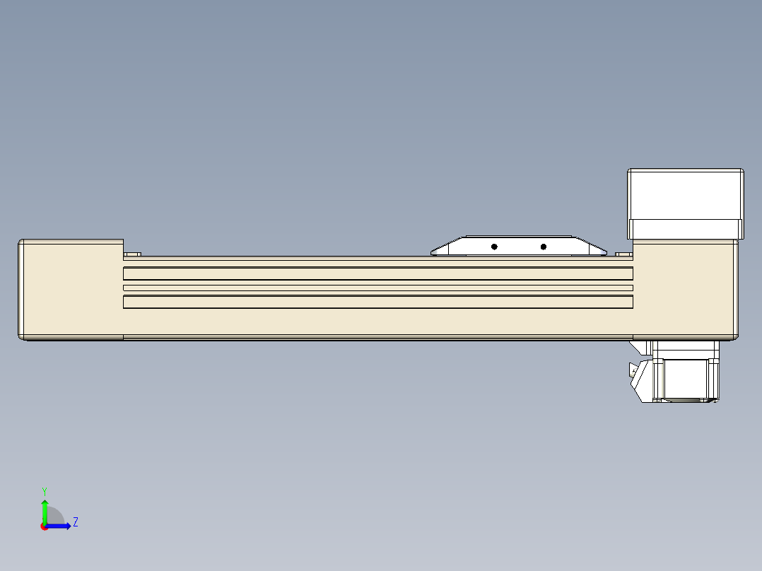 同步带全封闭直线模组TPA-HCB-65S-90-L150-MR-C-P10-N3左视图