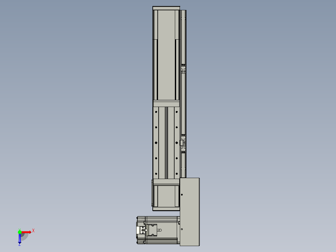欧规系列-LB8-L75-S200-BL-ZP75-C3俯视图