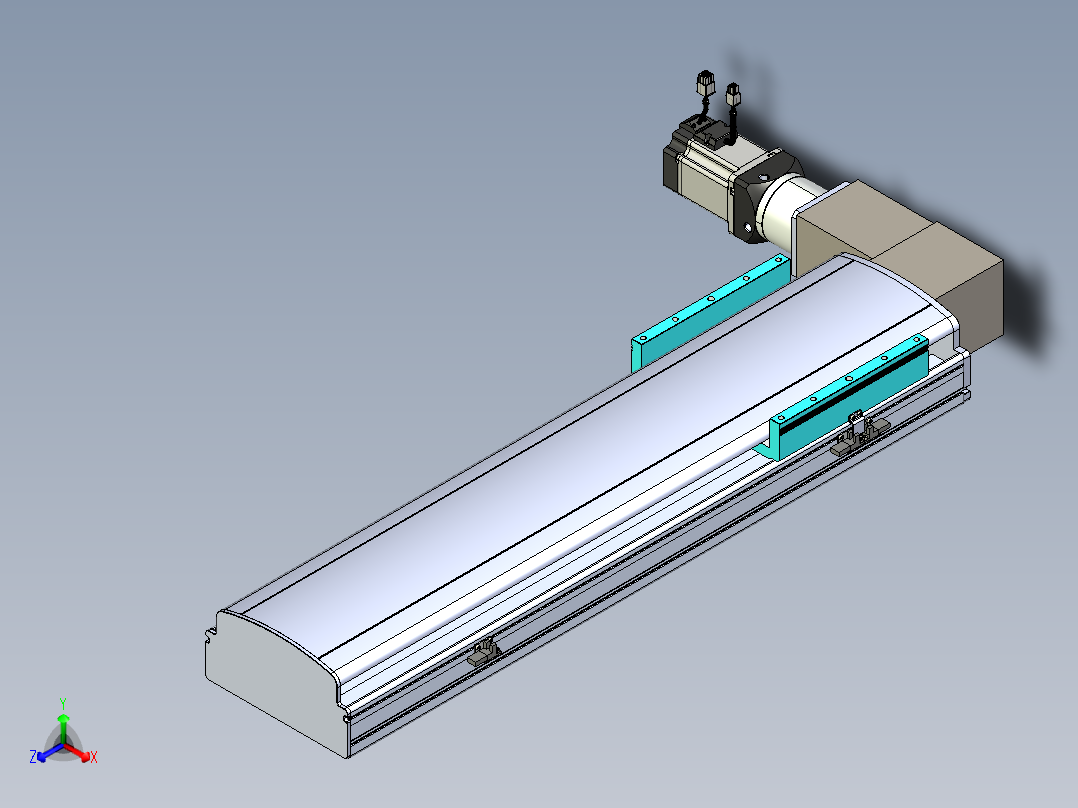 同步带滑台-半封闭B22-L100-C-S550-L-P75-D3-N5
