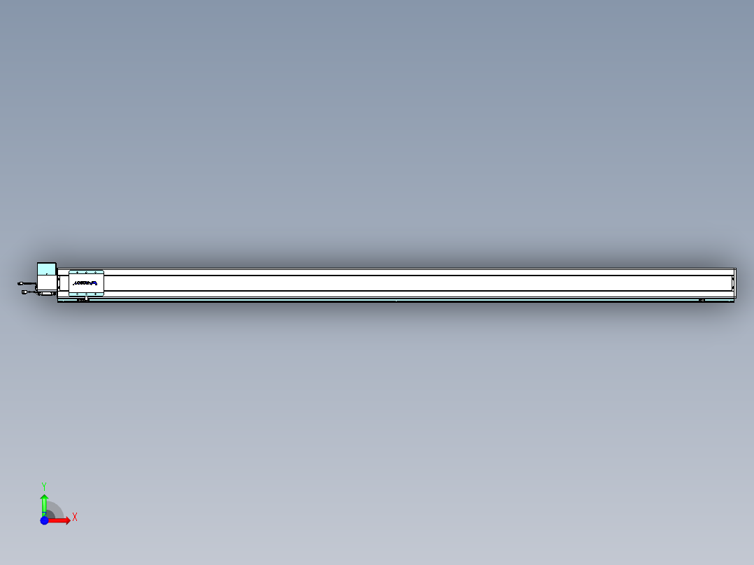 威洛博VBC同步带传动一无尘环境VBC14-L45-S2850-BRD-ZP75-C3前视图
