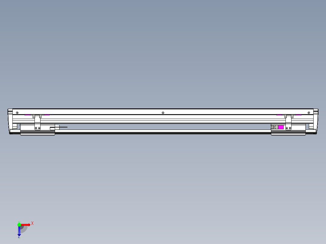 威洛博VL系列3d模型模组2VL14S1Y-S650俯视图