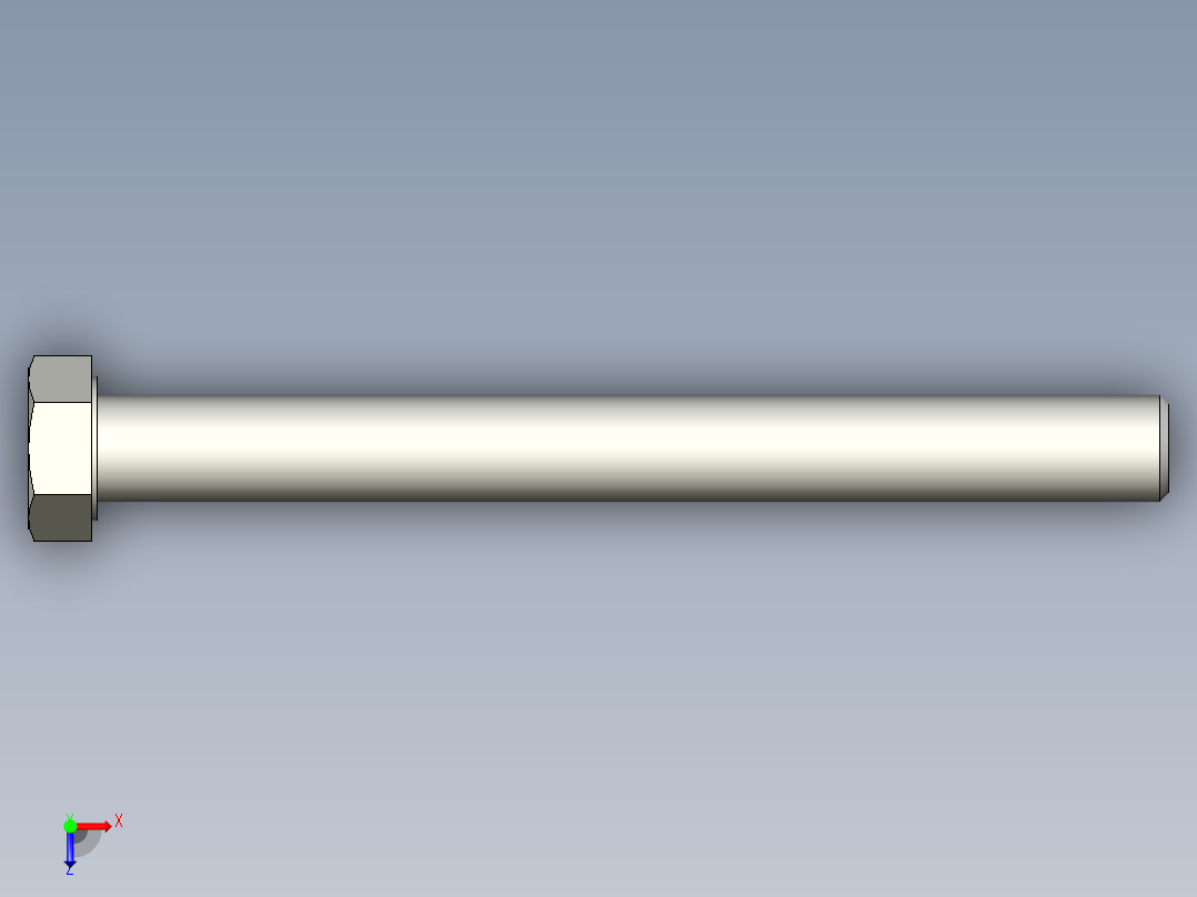 螺钉-DIN_931-M18x2.5x180_27.stp俯视图