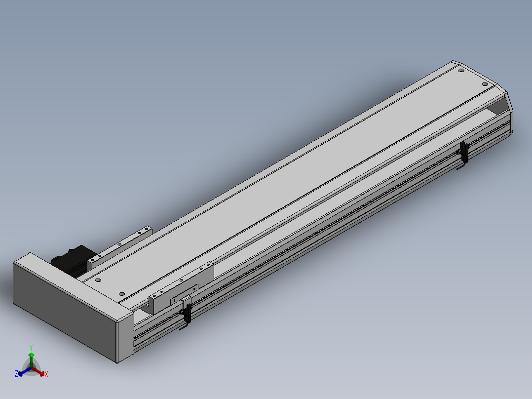精密模组MY170-T10-700L-BR-P40B-C4-C正等轴测图