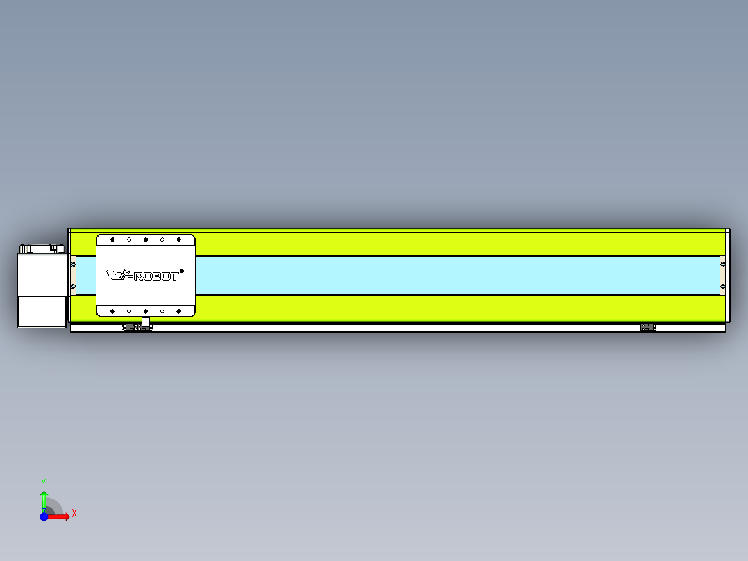 威洛博VBC同步带传动一无尘环境VBC17-L45-S900-BLD-ZP75-C3前视图