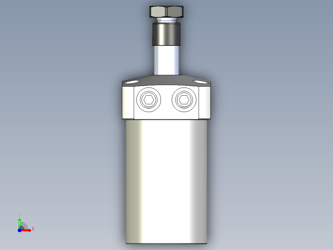 KOSMEKWHE1000-2GL多系列多零件图纸模型前视图