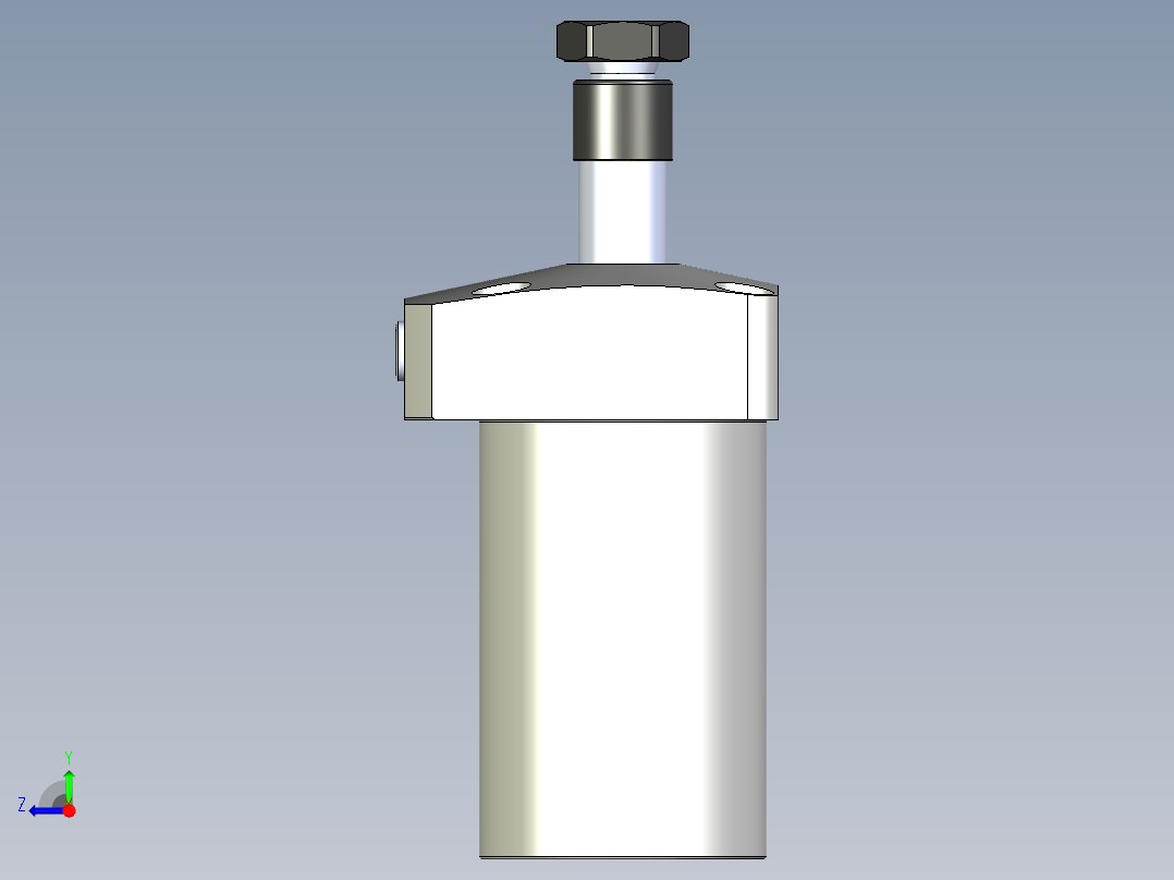 KOSMEKWHE1000-2GL多系列多零件图纸模型右视图