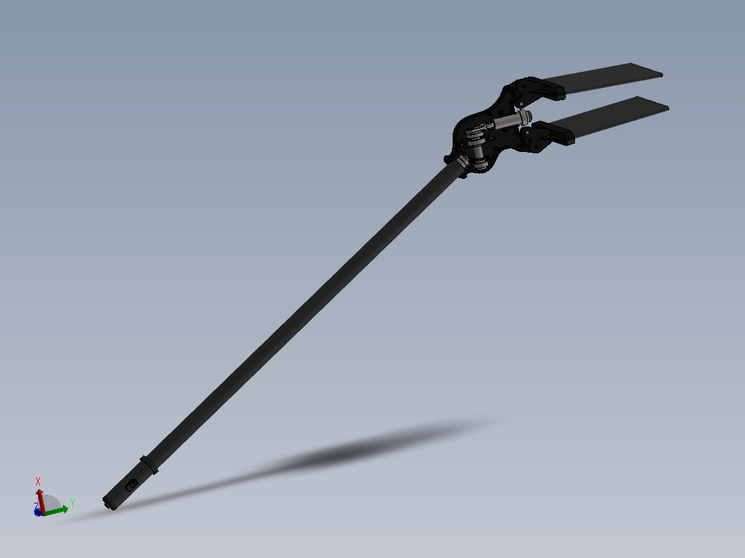 橄榄收获机构<span style='color: red'>3D</span>模型图纸 Solidworks设计