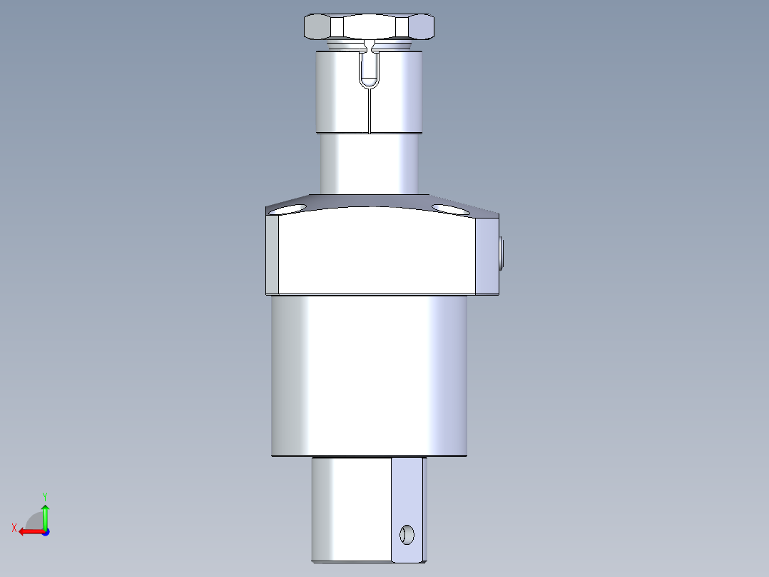 KOSMEKLHA0900-GLN多系列多零件图纸模型后视图