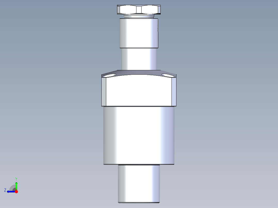 KOSMEKLHA0900-GLN多系列多零件图纸模型右视图
