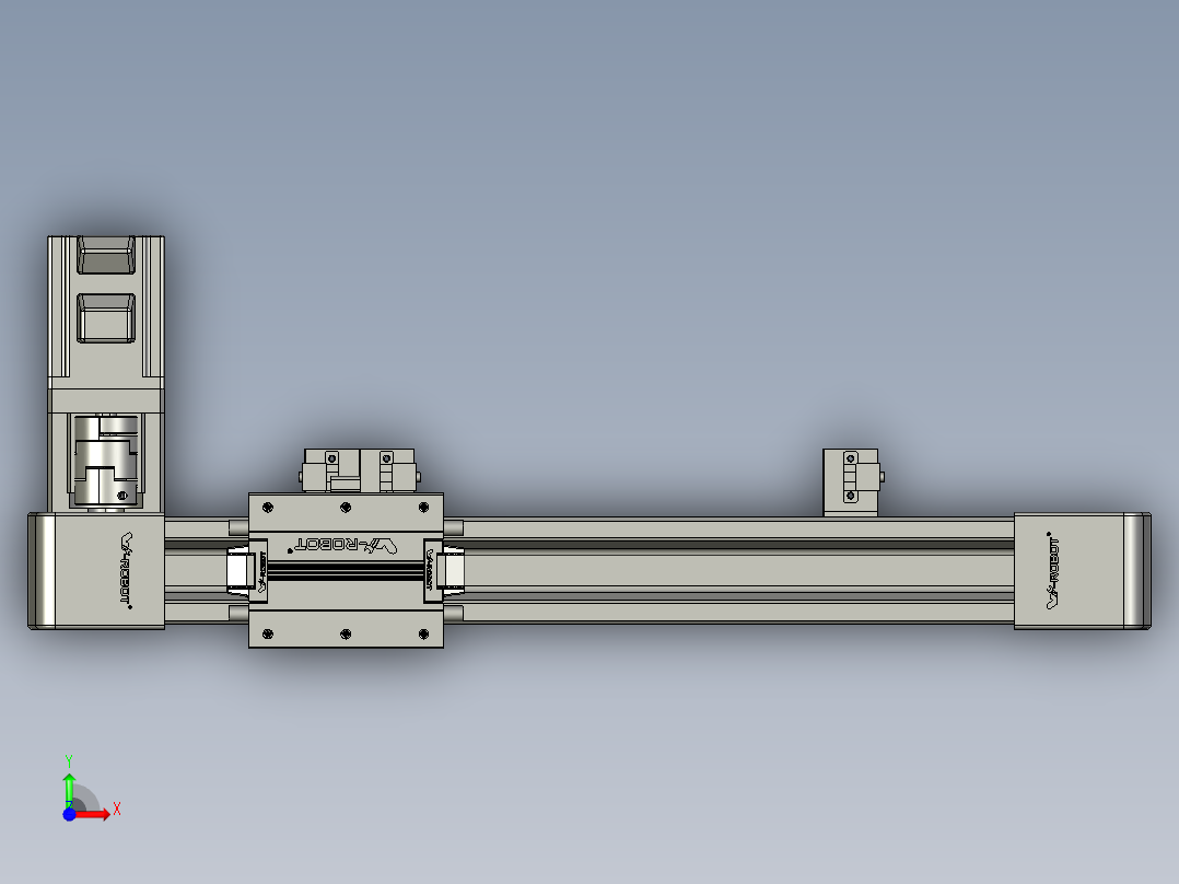 威洛博LB.GB同步带传动--欧规系列EBF5-L11-S250-BR-P20-C4前视图
