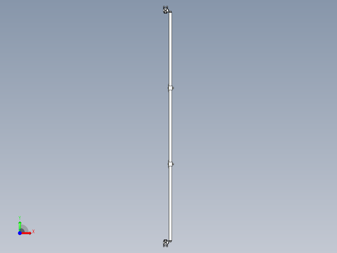 基恩士SL-JB143_back-mount_kc图纸模型前视图