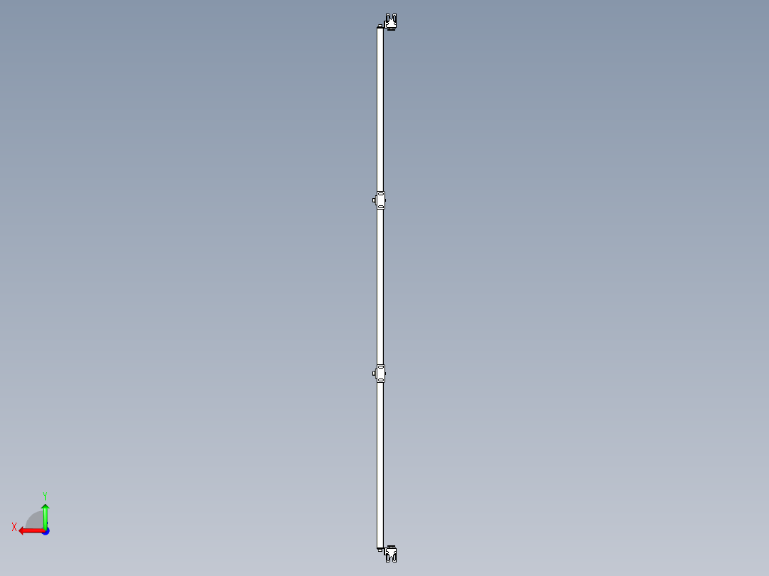 基恩士SL-JB143_back-mount_kc图纸模型后视图