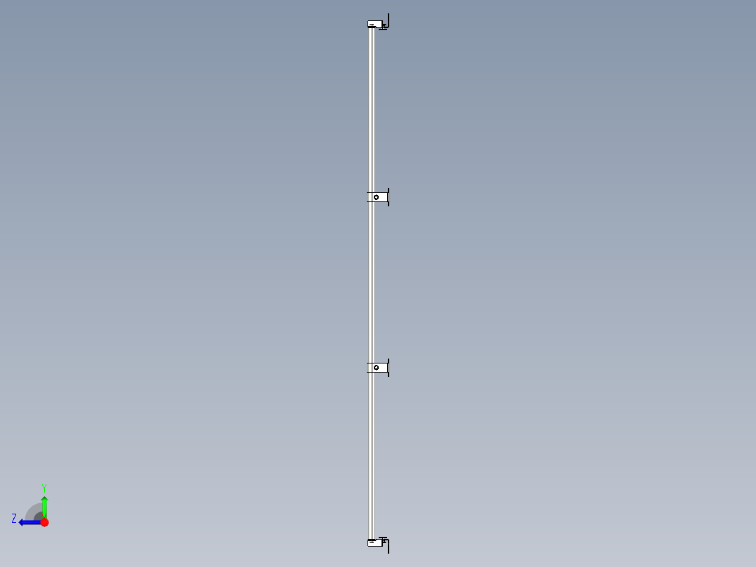 基恩士SL-JB143_back-mount_kc图纸模型右视图