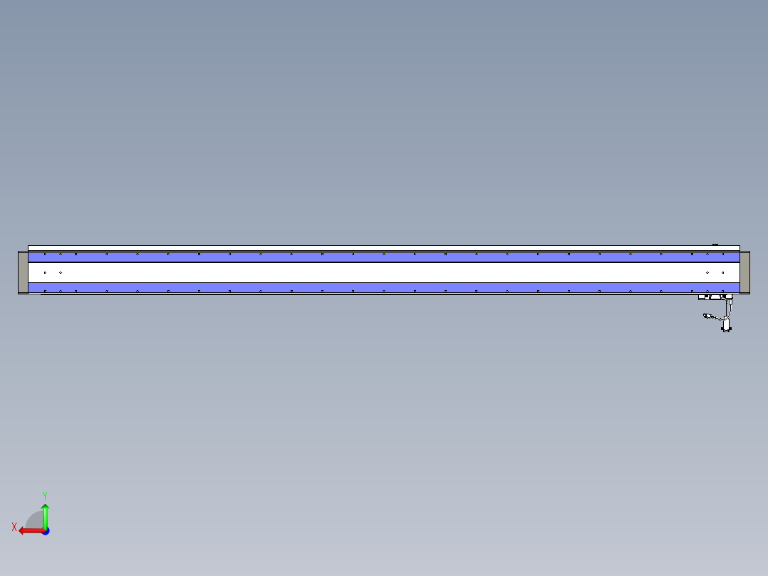 威洛博VL系列直线电机模组-VL14S1-S2150后视图