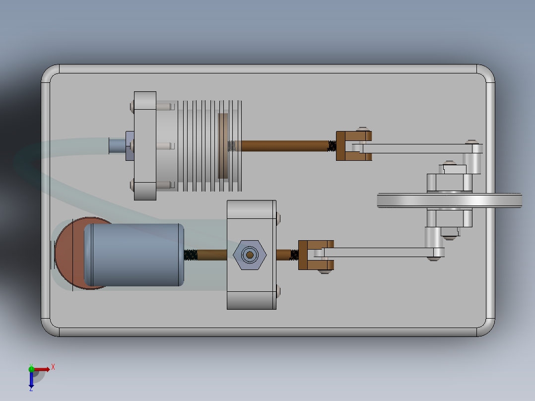 发动机 (83)俯视图