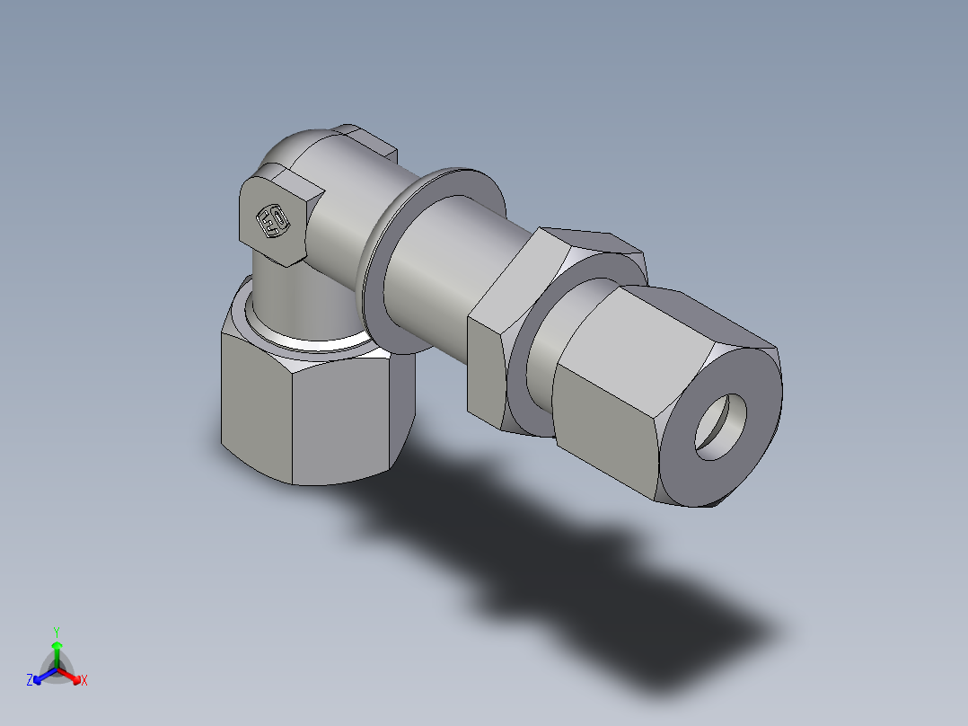 卡套式工业通用硬管接头EO_Bulkhead_elbow_WSV08ZSCF