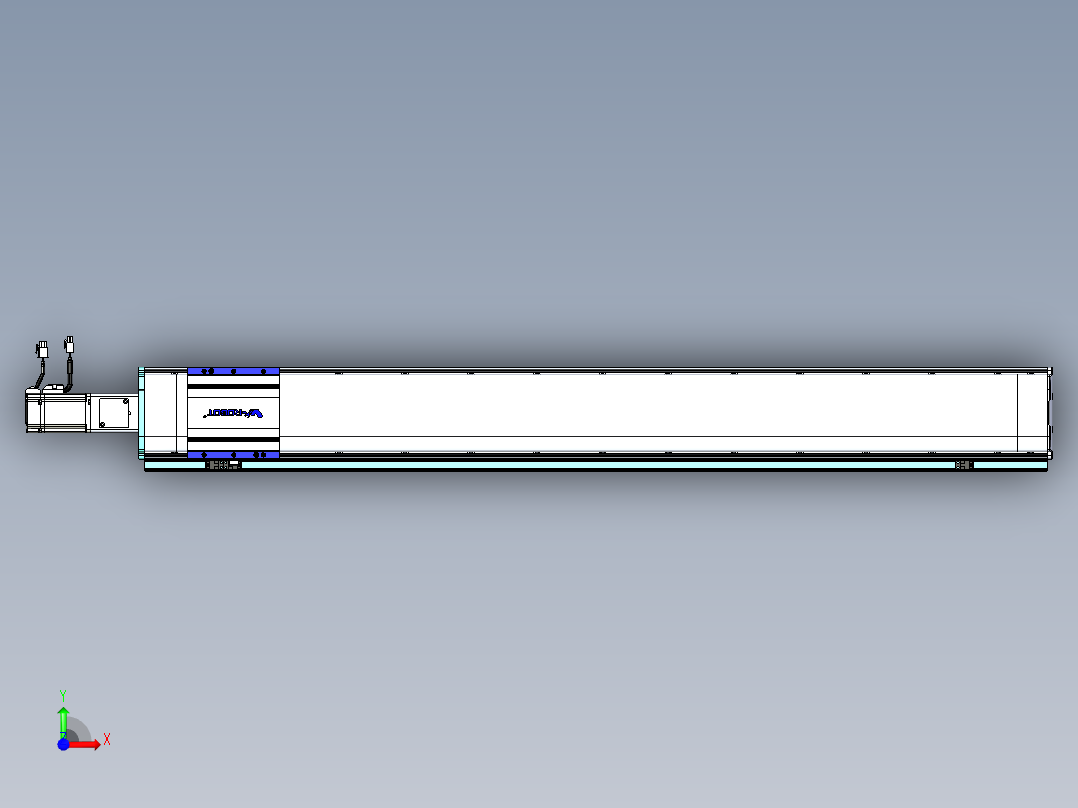 VF丝杆传动-一般环境VF14-Lxx-C-S1100-BC-ZP40-C3前视图