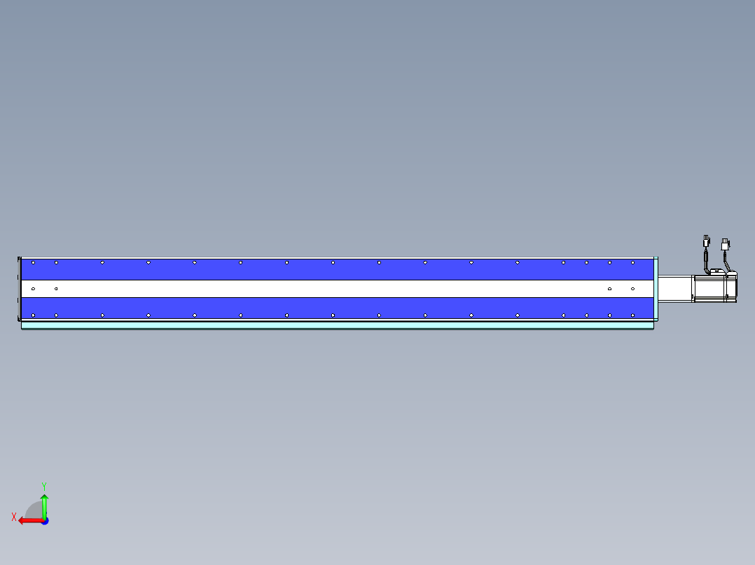 VF丝杆传动-一般环境VF14-Lxx-C-S1100-BC-ZP40-C3后视图