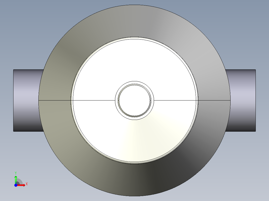 1DKMDVCP NC 气动隔膜阀，常闭，与男性的两端，公制系列PVC-U前视图