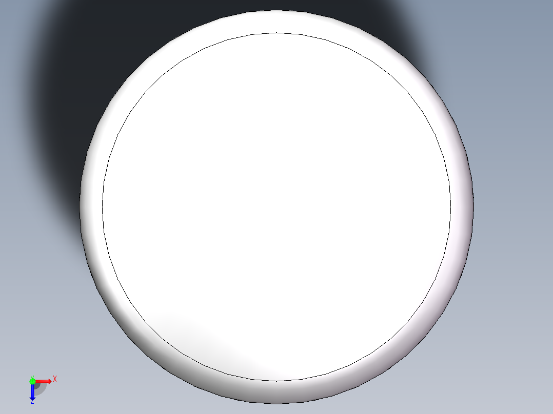 THA碟形封头DN1400俯视图