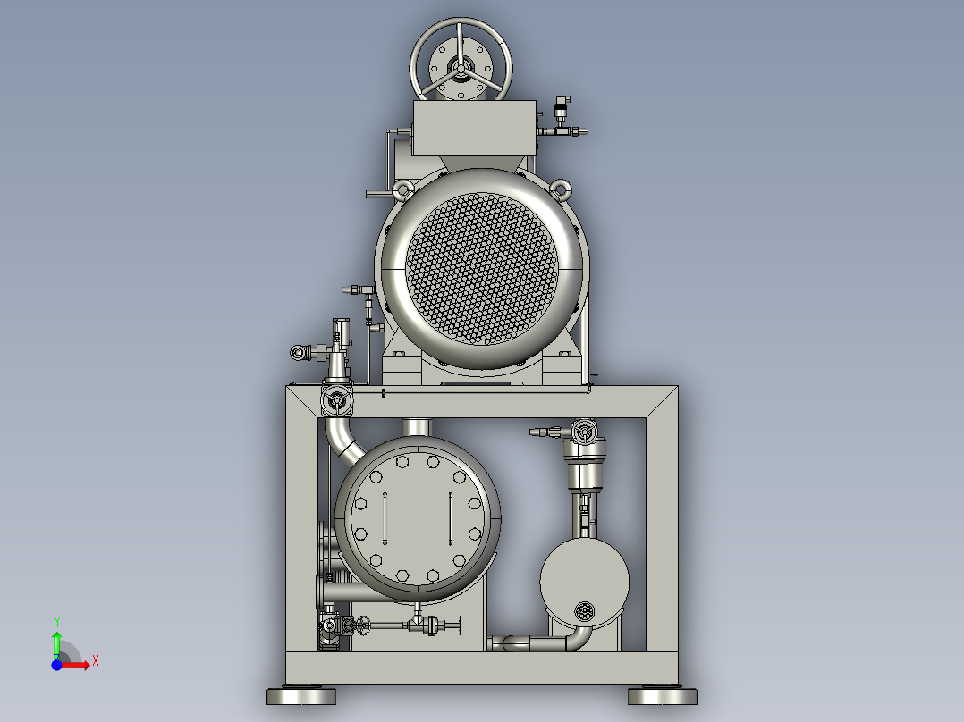 压缩电机--stp前视图