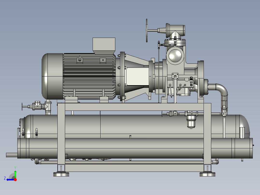 压缩电机--stp右视图