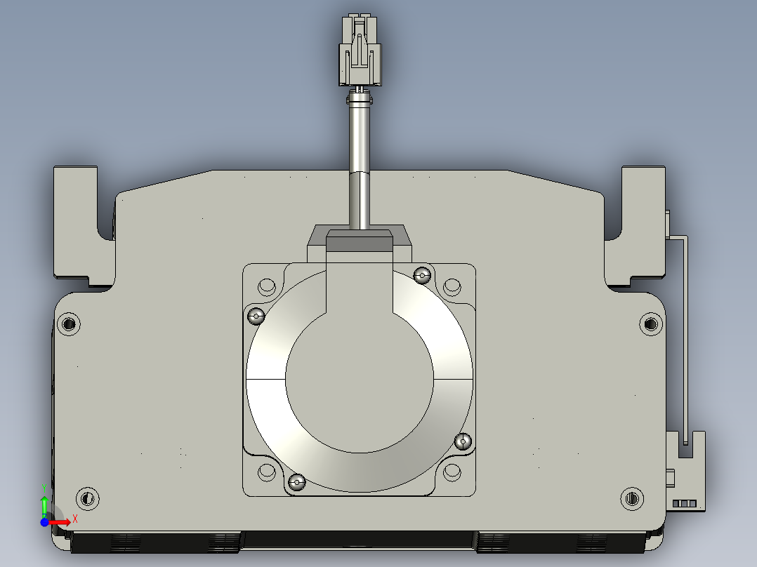 东锦丝杆传动-直线滑台模组DH210-C-L10-S1350-BC-P750W-C3前视图