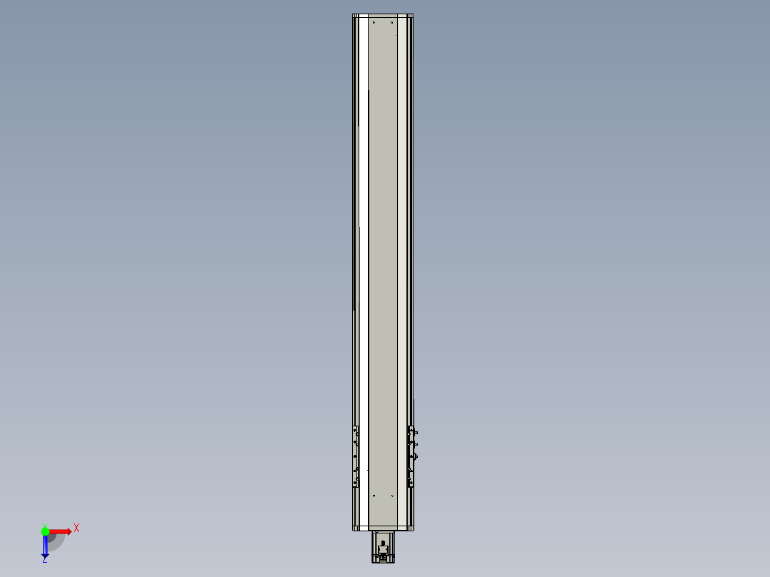 东锦丝杆传动-直线滑台模组DH210-C-L10-S1350-BC-P750W-C3俯视图