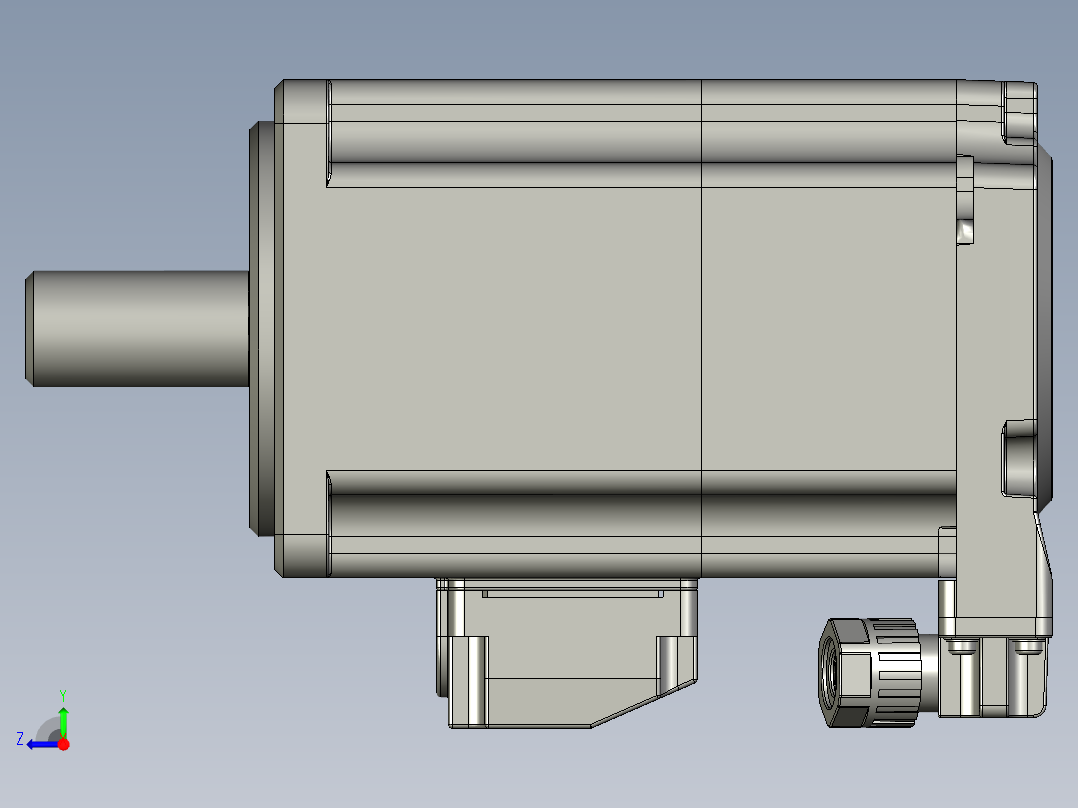 低压伺服电机MF5H-60CM30BZ1-502右视图